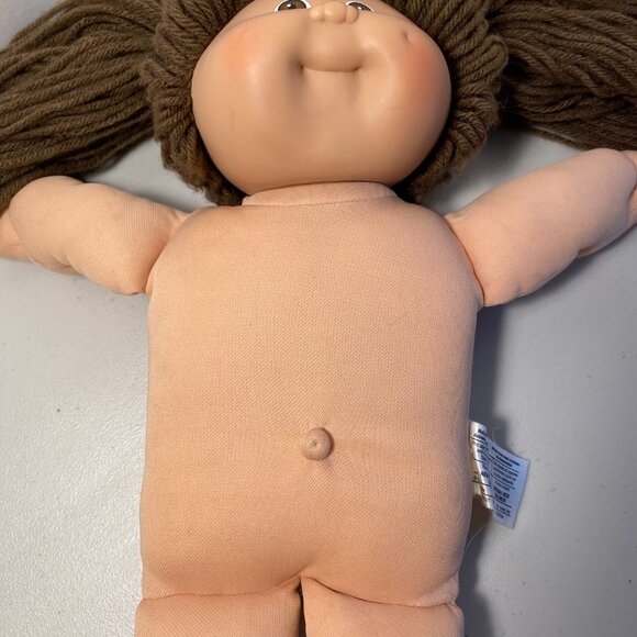 1983 Cabbage Patch Kids Doll Long Brown Hair Brown Eyes CPK Outfit+Shoes Coleco - Picture 12 of 16